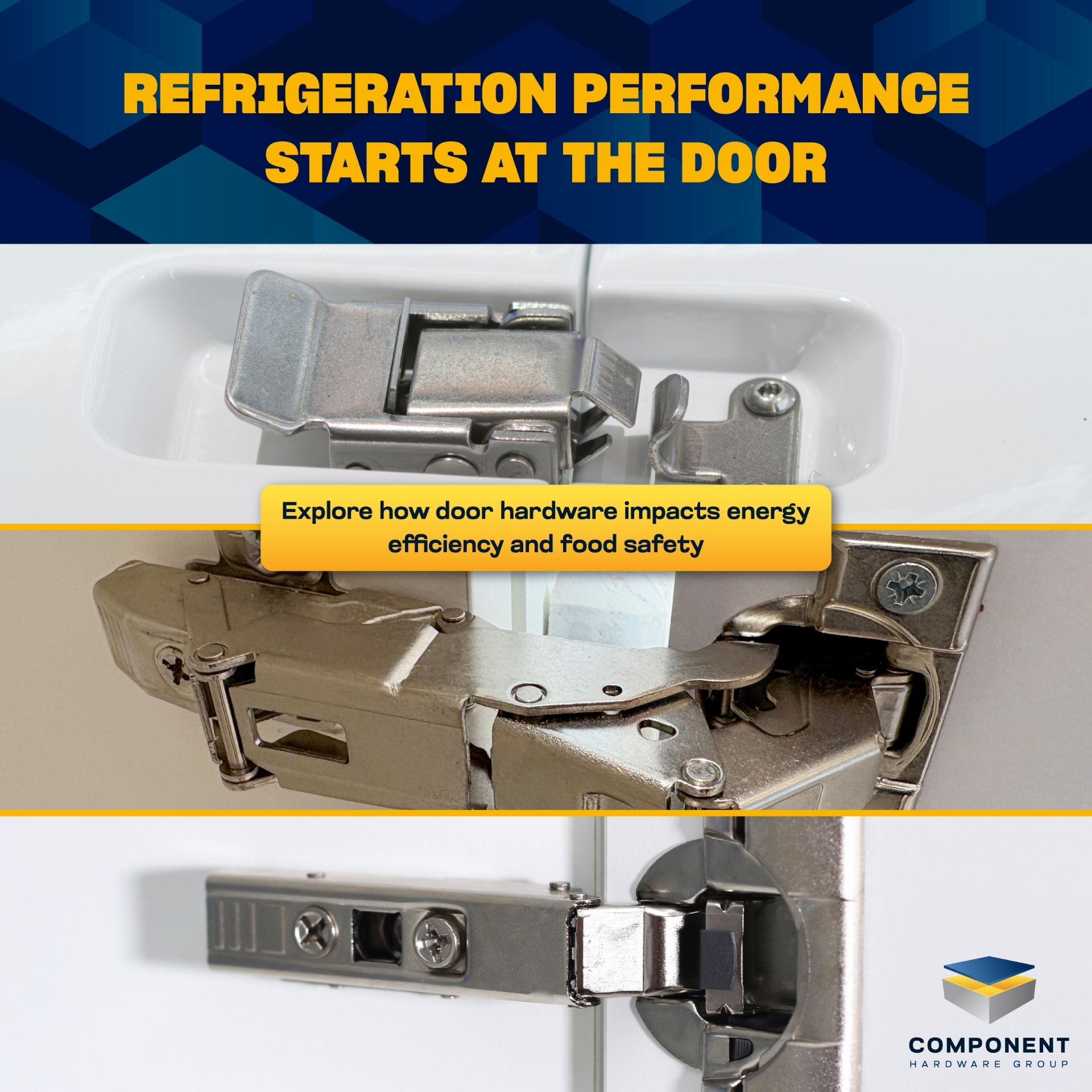 How Quality Door Hardware Improves Commercial Refrigeration Performance